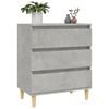 vidaXL Buffet Gris b&eacute;ton 60x35x70 cm Bois d'ing&eacute;nierie