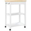 vidaXL Chariot de cuisine MONZA 60x40x88,5 cm bois massif de pin