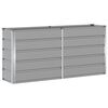 vidaXL Jardini&egrave;re Gris clair 160 x 40 x 75 cm Acier