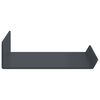 vidaXL &Eacute;tag&egrave;re flottante 3 pcs Anthracite 40 x 9 x 2,5 cm Acier