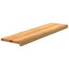 vidaXL Marches d'escalier 16 pcs marron clair 100x30x2 cm ch&ecirc;ne massif