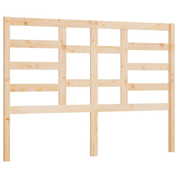 vidaXL T&ecirc;te de lit 146x4x104 cm Bois massif de pin
