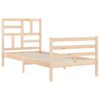 vidaXL Cadre de lit sans matelas 100x200 cm bois massif