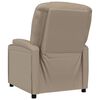 vidaXL Fauteuil inclinable Jaune clair Tissu