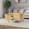 vidaXL Table basse chêne sonoma 55x55x36,5 cm bois d'ingénierie