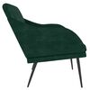 vidaXL Banc Vert fonc&eacute; 110x76x80 cm Velours