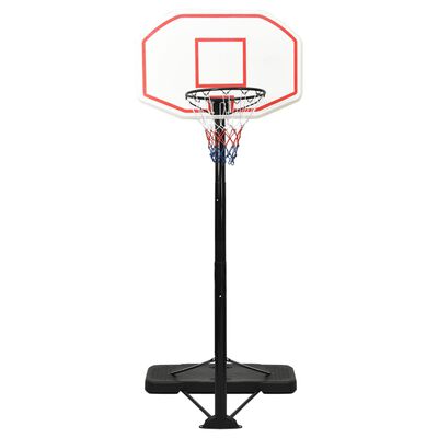 vidaXL Support de basket-ball Blanc 258-363 cm Polyéthylène