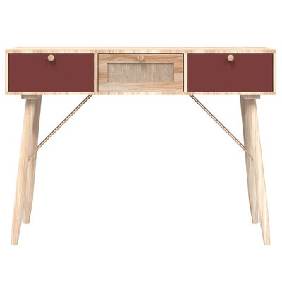 vidaXL Table console avec tiroirs 105x30x75 cm bois d'ingénierie