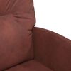 vidaXL Chaises de Salle &agrave; Manger avec Roues 2 pcs Marron brillant