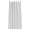 vidaXL Rideaux occultants avec anneaux 2 pcs Gris p&acirc;le 260 x 140 cm