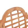 vidaXL Banc de jardin et coussin anthracite 120 cm Bois de teck massif