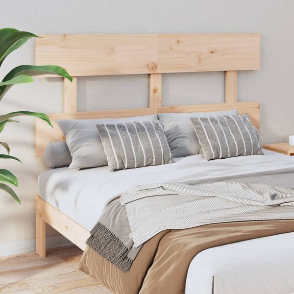 vidaXL T&ecirc;te de lit 164x3x81 cm Bois massif de pin