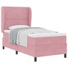 vidaXL Lit &agrave; ressorts avec t&ecirc;te de lit Rose 200 x 100 cm Velours