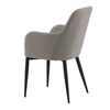 Venture Home Chaises &agrave; manger lot de 2 Comfort polyester noir et gris