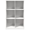 vidaXL Biblioth&egrave;que blanc 70x33x110 cm bois massif de pin