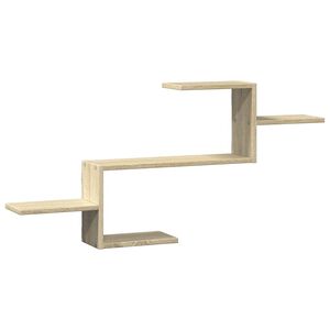 vidaXL &Eacute;tag&egrave;re murale ch&ecirc;ne sonoma 104x15x49 cm bois d'ing&eacute;nierie