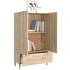 vidaXL Buffet haut Ch&ecirc;ne sonoma 70x31x115 cm Bois d'ing&eacute;nierie