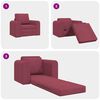 vidaXL Canap&eacute;-Lit Bordeaux 98 x 71 x 83 cm tissu