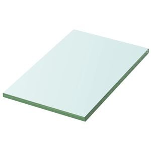 vidaXL Panneau pour &eacute;tag&egrave;re Verre transparent 20 x 12 cm