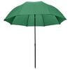 vidaXL Parapluie de pêche Vert 240x210 cm