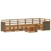 vidaXL Ensemble de canap&eacute;s d'ext&eacute;rieur 6 pc Naturel