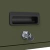 vidaXL Armoire murale pour garage Vert olive 90 x 40 x 53 cm