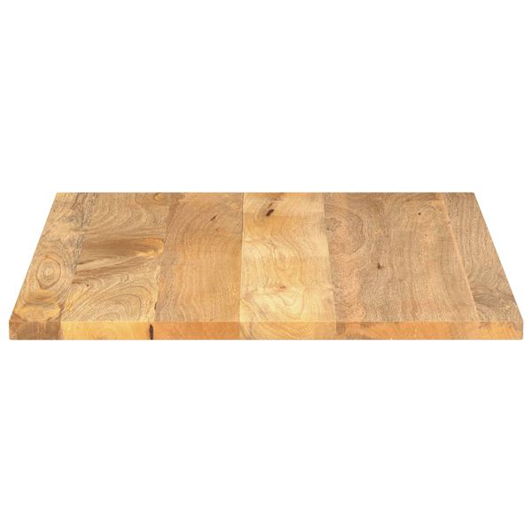vidaXL Dessus de table 110x80x3,8cm rectangulaire bois massif manguier