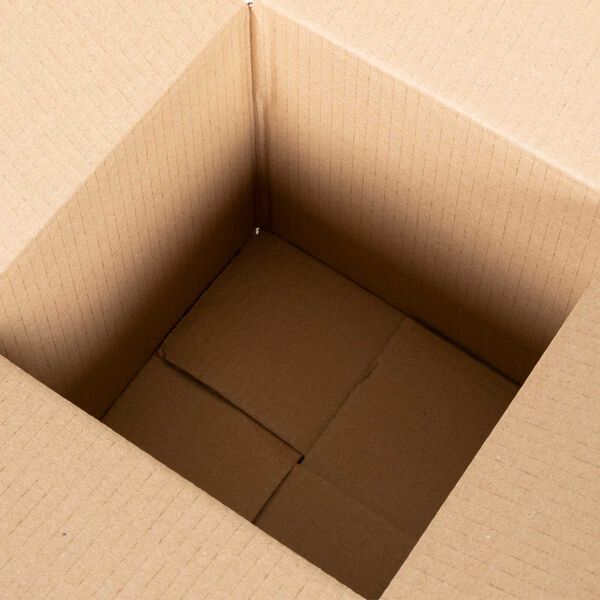 vidaXL Bo&icirc;te Pliable 50 pcs Naturel 20 x 20 x 20 cm Carton