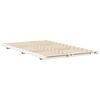 vidaXL Cadre de lit sur&eacute;lev&eacute; Blanc 120 x190 cm Bois massif en pin