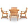 vidaXL Ensemble &agrave; manger de jardin 5 pcs Bois d'acacia solide