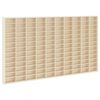 Vitrine Murale avec &eacute;tag&egrave;re Beige 98 x 4,5 x 55 cm Bois d'ing&eacute;nierie