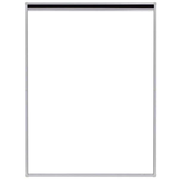 vidaXL Moustiquaire plissée pour fenêtre Aluminium 60 x 80 cm