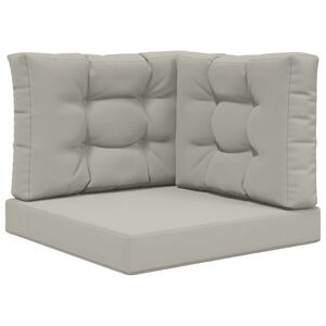 vidaXL Coussin de canap&eacute; d'ext&eacute;rieur Polyester Gris 60 x 60 cm