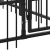 vidaXL Chenil d'ext&eacute;rieur pour chiens Acier 75,27 m&sup2;