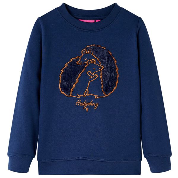 Sweatshirt pour enfants bleu marine 128