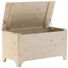 vidaXL Bo&icirc;te de rangement avec couvercle RANA bois massif de pin