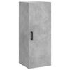 vidaXL Buffet haut Gris b&eacute;ton 34,5x34x180 cm Bois d'ing&eacute;nierie