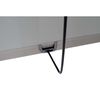 Bo-Camp Lit de camping pliable Acier Gris 1304400