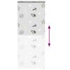 vidaXL Store enrouleur de douche avec cassette largeur du tissu 96 cm