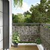 vidaXL &Eacute;cran d'intimit&eacute; de balcon aspect pierre 600x90 cm PVC