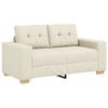 vidaXL Canap&eacute;-fauteuil en lin 100x78x80 cm