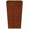 vidaXL Jardini&egrave;re 45x45x75 cm acier r&eacute;sistant aux intemp&eacute;ries