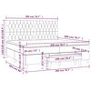 vidaXL Sommier &agrave; lattes de lit avec matelas Noir 200x200 cm Tissu