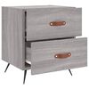 vidaXL Tables de chevet 2 pcs sonoma gris 40x35x47,5 cm
