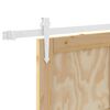 vidaXL Porte coulissante ORKDAL Marron 93 x 211 cm Pin massif