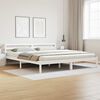 vidaXL Cadre de lit Blanc 215,5 x 205,5 x 69,5 cm Bois de Pin Massif