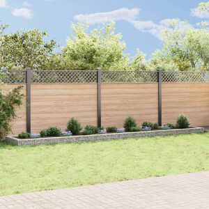 vidaXL Lit sur&eacute;lev&eacute; &agrave; gabion Acier galvanis&eacute; 600x100x20 cm