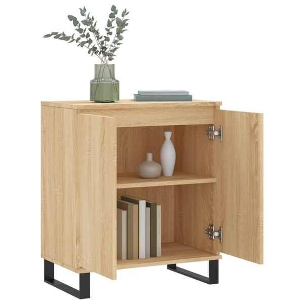 vidaXL Buffet Chêne sonoma 60x35x70 cm Bois d'ingénierie