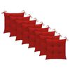 vidaXL Chaises de jardin lot de 8 avec coussins Bois d'acacia solide