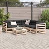 vidaXL Salon de jardin 6 pcs bois de pin massif